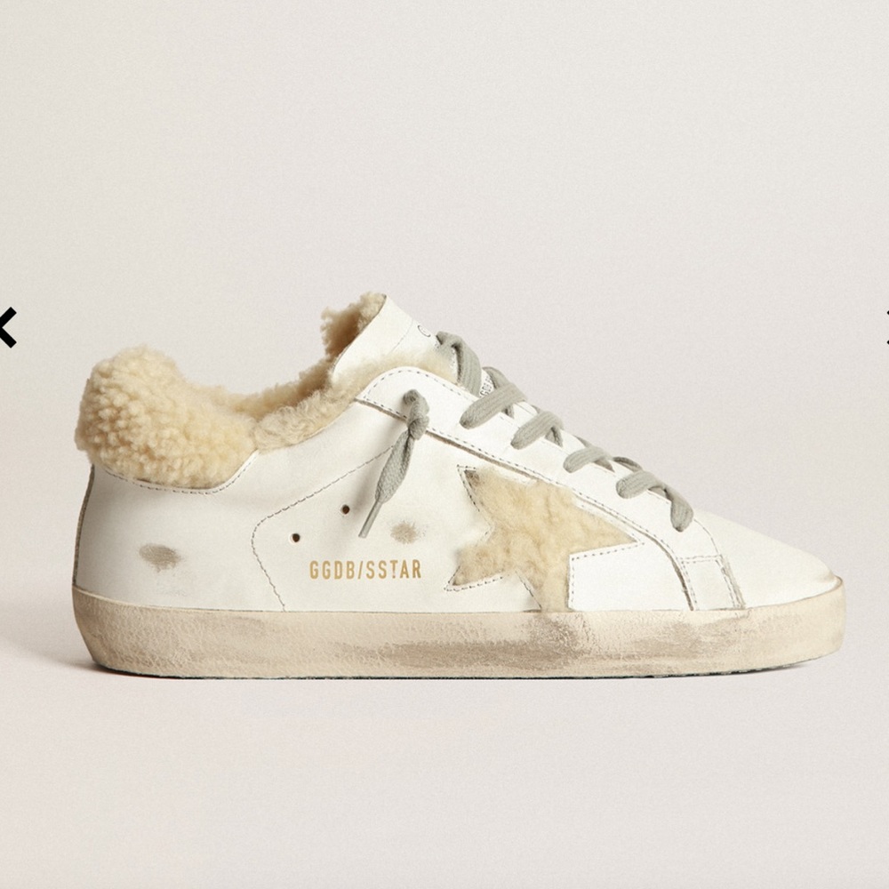 Golden Goose Shearling lined Super Star Sneakers